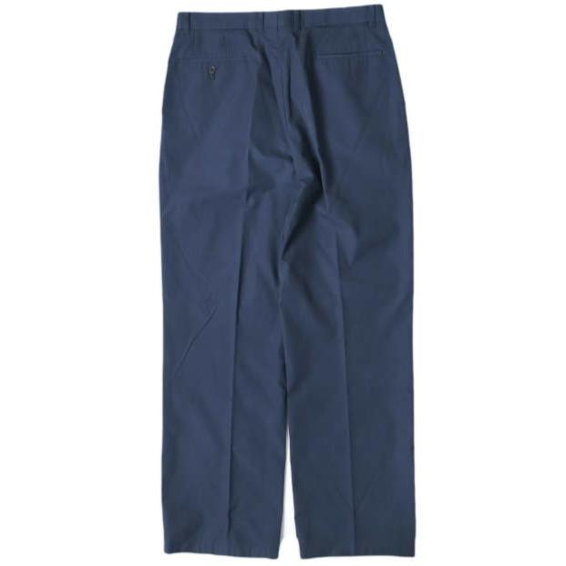 FARAH ファーラー 日本製 T/C 2タックワイドトラウザーズ 32 NAVY テーパード パンツ オールド ヴィンテージ ボトムス g28055 |  | 01
