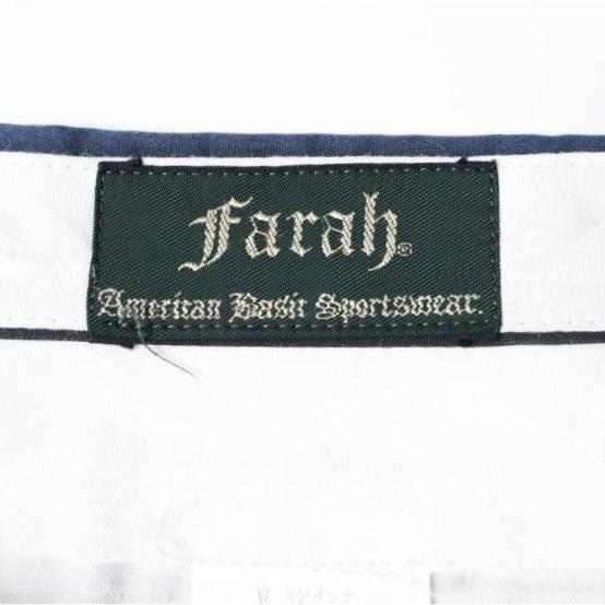 FARAH ファーラー 日本製 T/C 2タックワイドトラウザーズ 32 NAVY テーパード パンツ オールド ヴィンテージ ボトムス g28055 |  | 02