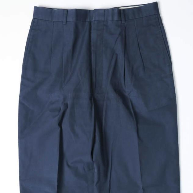 FARAH ファーラー 日本製 T/C 2タックワイドトラウザーズ 32 NAVY テーパード パンツ オールド ヴィンテージ ボトムス g28055 |  | 03