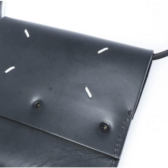 Maison Margiela 11 メゾンマルジェラ 21SS イタリア製 Coin Case Leather Pouch コインケースレザーポーチ BLACK ネックレス ミニバッグ |  | 05