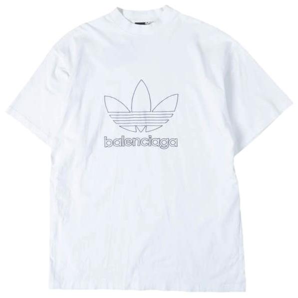 BALENCIAGA x adidas バレンシアガ アディダス 23SS Logo Oversize Tee