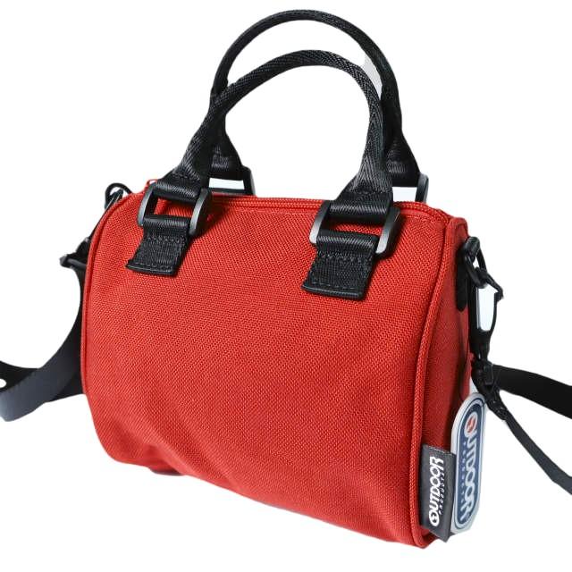 新品 OUTDOOR PRODUCTS x BEAMS アウトドアプロダクツ ビームス 別注 Mini Boston Bag ミニボストンバッグ RED 2WAY ショルダーバッグ | 