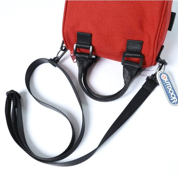 新品 OUTDOOR PRODUCTS x BEAMS アウトドアプロダクツ ビームス 別注 Mini Boston Bag ミニボストンバッグ RED 2WAY ショルダーバッグ |  | 04