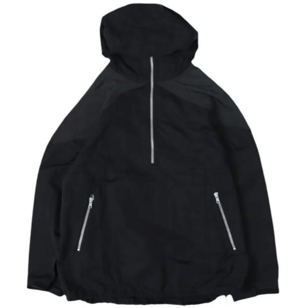 PACS x MIN-NANO パックス ミンナノ 別注 3Reflect Anorak Jacket 60/40クロス アノラックジャケット PT-JK-001 TRIPLE L BLACK パーカー | 