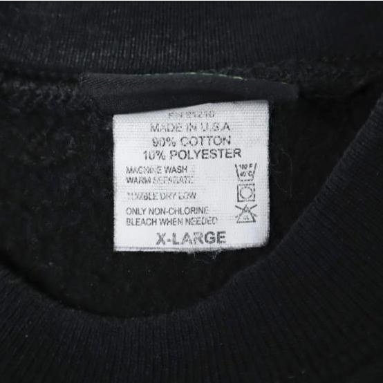 CAMBER キャンバー アメリカ製 CROSSKNIT PULLOVER クロスニット クルーネックスウェット XL BLACK MADE IN USA 裏起毛 プルオーバー |  | 06