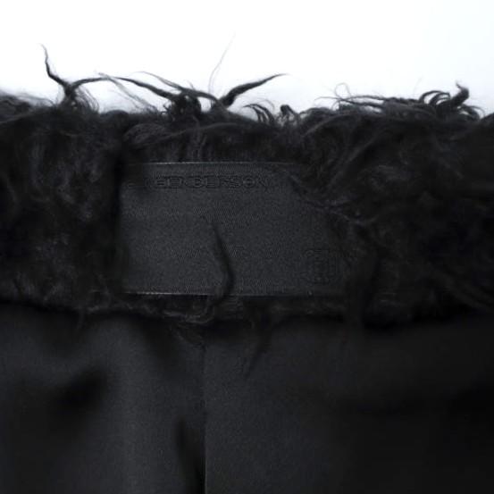 DICH HENDERSON ディッヒヘンダーソン 日本製 CROPPED FAKE FUR JACKET クロップドフェイクファージャケット Free BLACK ノーカラー |  | 03
