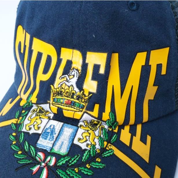 SUPREME シュプリーム 25AW Crest Mesh Back 6-Panel クレストメッシュバックパネルキャップ ONE SIZE NAVY 帽子 g28256 |  | 03