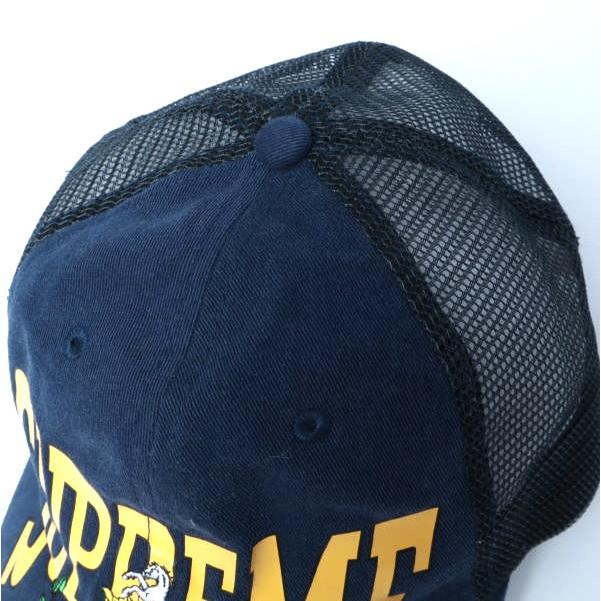 SUPREME シュプリーム 25AW Crest Mesh Back 6-Panel クレストメッシュバックパネルキャップ ONE SIZE NAVY 帽子 g28256 |  | 04