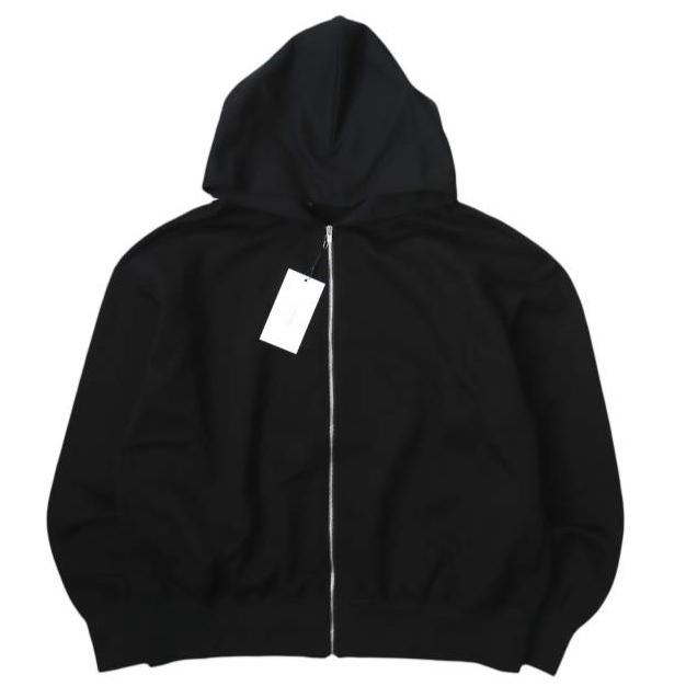 新品 N.HOOLYWOOD ミスターハリウッド コンパイルライン 26AW ZIP UP HOODIE オーバーサイズ ジップアップパーカー 2262-CS06-021 42 BLACK | 