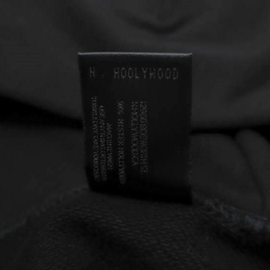 新品 N.HOOLYWOOD ミスターハリウッド コンパイルライン 26AW ZIP UP HOODIE オーバーサイズ ジップアップパーカー 2262-CS06-021 42 BLACK |  | 07