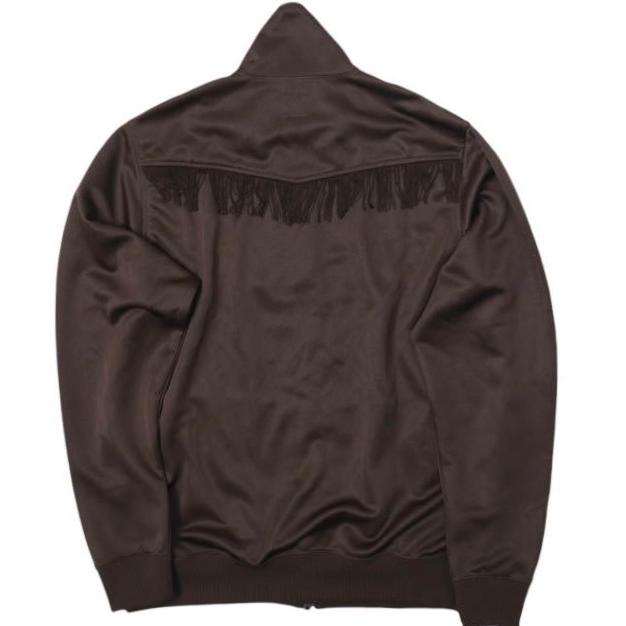 新品 Needles x City Lights : Donuts ニードルス シティライツ ドーナツ Track Jacket - Poly Smooth トラックジャケット QV1900 L BROWN |  | 01