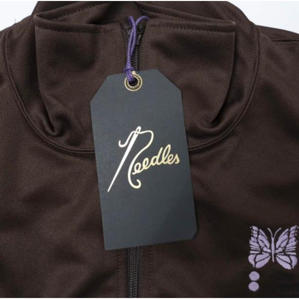 新品 Needles x City Lights : Donuts ニードルス シティライツ ドーナツ Track Jacket - Poly Smooth トラックジャケット QV1900 L BROWN |  | 03