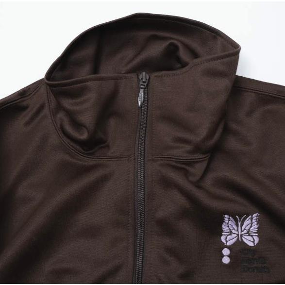 新品 Needles x City Lights : Donuts ニードルス シティライツ ドーナツ Track Jacket - Poly Smooth トラックジャケット QV1900 L BROWN |  | 05