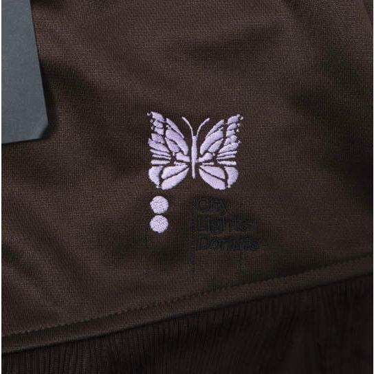 新品 Needles x City Lights : Donuts ニードルス シティライツ ドーナツ Track Jacket - Poly Smooth トラックジャケット QV1900 L BROWN |  | 06