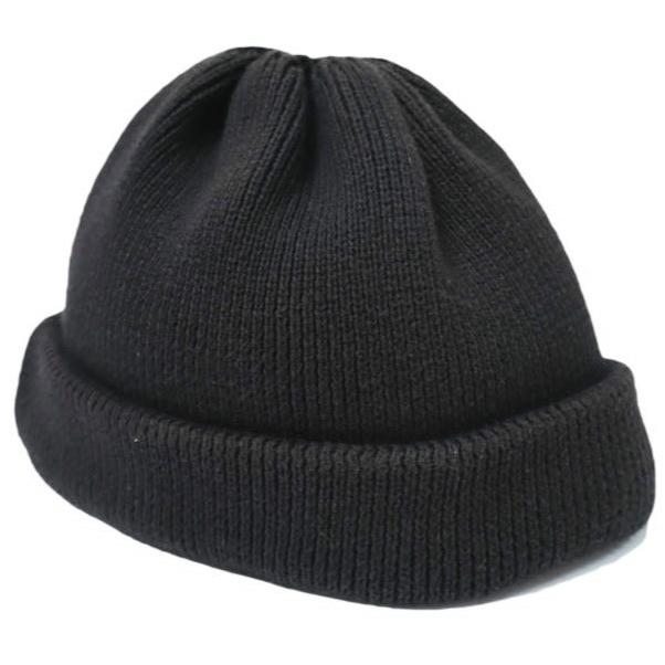 crepuscule クレプスキュール Knit Cap ロールニットキャップ ONE SIZE BLACK ビーニー ワッチキャップ ニット帽 帽子 g28353 |  | 01