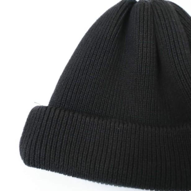 crepuscule クレプスキュール Knit Cap ロールニットキャップ ONE SIZE BLACK ビーニー ワッチキャップ ニット帽 帽子 g28353 |  | 03