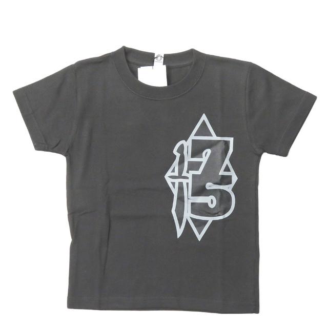 グッドイナフ GOODENOUGH PRINT TEE - 75 (KIDS) プリントTシャツ GEK-177018 S(KIDS) 3歳〜4歳 (95〜105cm) Charcoal Grey 子供服 トップス | 