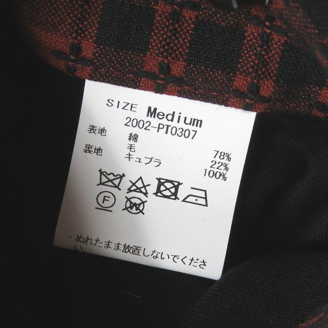 新品 KUON クオン 20AW SASHIKO TARTAN 3/4 Length Pants 刺し子タータンチェックショーツ 2002-PT0307 M レッド ショートパンツ g2883 |  | 09