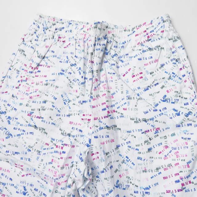 新品 Niche. ニッチ 20SS 日本製 Facil Pants USA FABRIC イージーパンツ L ホワイト 総柄 ボトムス g2953 |  | 03