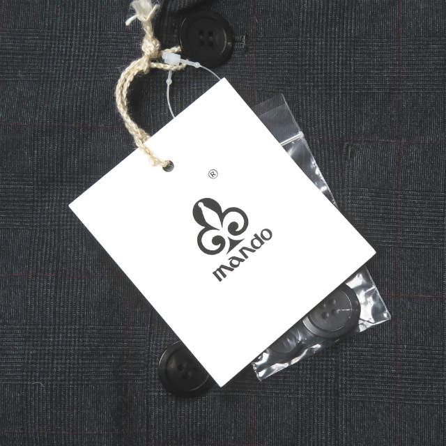 新品 mando マンド 19AW PE/RY CHECK COVERALL JACKET ポリエステルレーヨン グレンチェックカバーオール 9394-003 2 ジャケット g3003 |  | 03