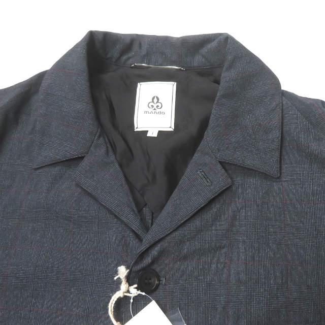 新品 mando マンド 19AW PE/RY CHECK COVERALL JACKET ポリエステルレーヨン グレンチェックカバーオール 9394-003 2 ジャケット g3003 |  | 04