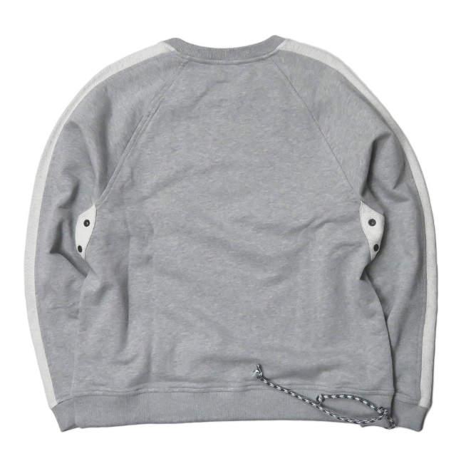 新品 QASIMI カシミ 19SS HARROUDA - SWEATSHIRT WITH DRAWSTRING ドローストリングスウェット JE02 S グレー トレーナー トップス g3007 |  | 01