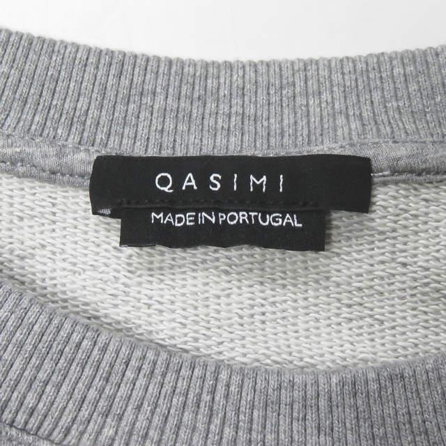 新品 QASIMI カシミ 19SS HARROUDA - SWEATSHIRT WITH DRAWSTRING ドローストリングスウェット JE02 S グレー トレーナー トップス g3007 |  | 02
