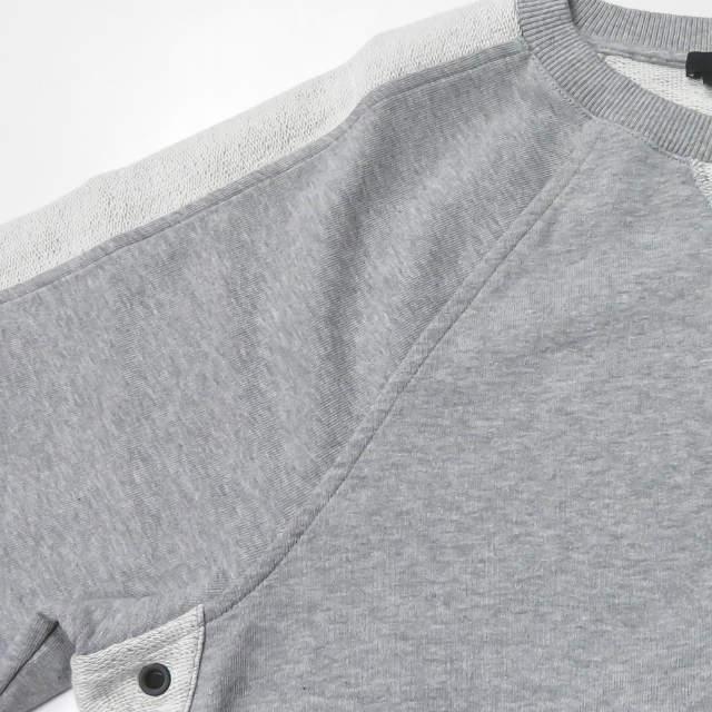 新品 QASIMI カシミ 19SS HARROUDA - SWEATSHIRT WITH DRAWSTRING ドローストリングスウェット JE02 S グレー トレーナー トップス g3007 |  | 05