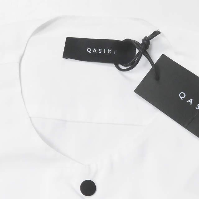 新品 QASIMI カシミ 20SS SAMA POPLIN WRAP SHIRT コットンポプリンラップシャツ SH13 44 ホワイト ノーカラー プルオーバー g3009 |  | 03