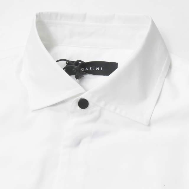 新品 QASIMI カシミ 20SS SOOK POPLIN BIB SHIRT メッシュライナーノースリーブシャツ SH11 44 ホワイト ベスト トップス g3012 |  | 03