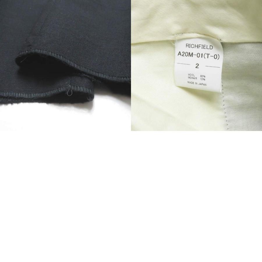 新品 RICHFIELD リッチフィールド 20AW 日本製 Wool Mohair Trousers ウールモヘアテーパードトラウザーズ A20M-01(T-0) 2 NAVY g3029 |  | 09