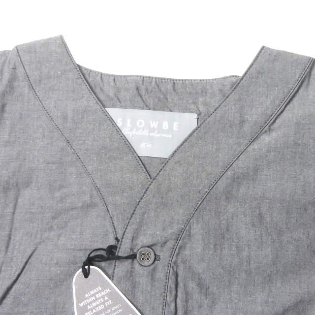 新品 SLOWBE スローブ S/S SLEEP SHIRTS スリーピングシャツ TS-16S-1003 2 ブラック プルオーバー ベースボールシャツ パジャマ g3051 |  | 03