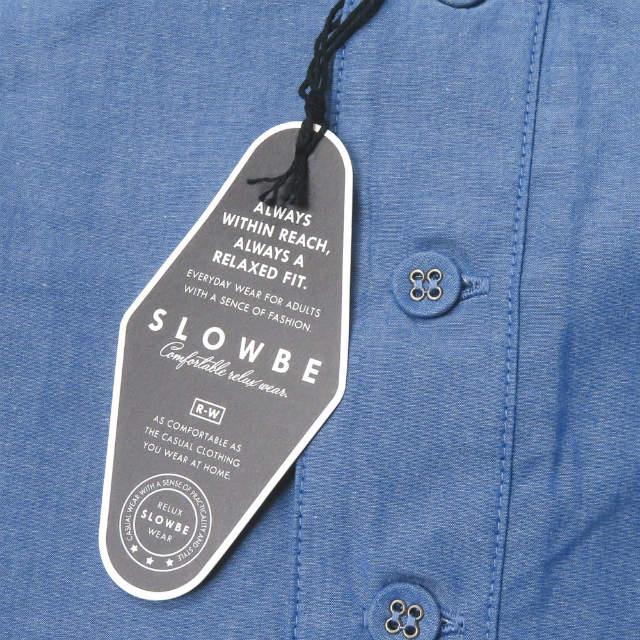 新品 SLOWBE スローブ S/S SLEEP SHIRTS スリーピングシャツ TS-16S-1003 1 ブルー 半袖 プルオーバー ベースボールシャツ パジャマ g3053 |  | 04
