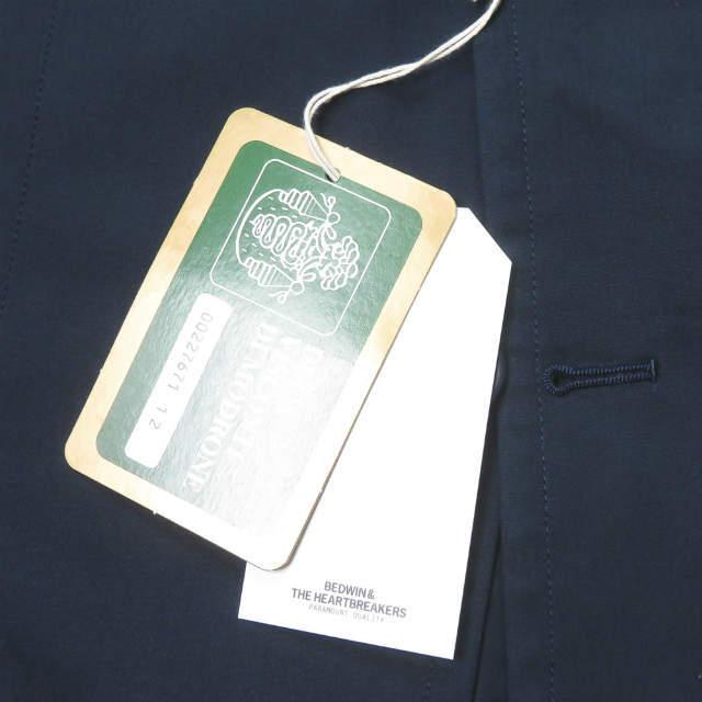 新品 BEDWIN ＆ THE HEARTBREAKERS ベドウィン 3B CHINO TAYLOR JACKET MICHAEL ストレッチチノ テーラードジャケット 2 ネイビー g3167 |  | 05