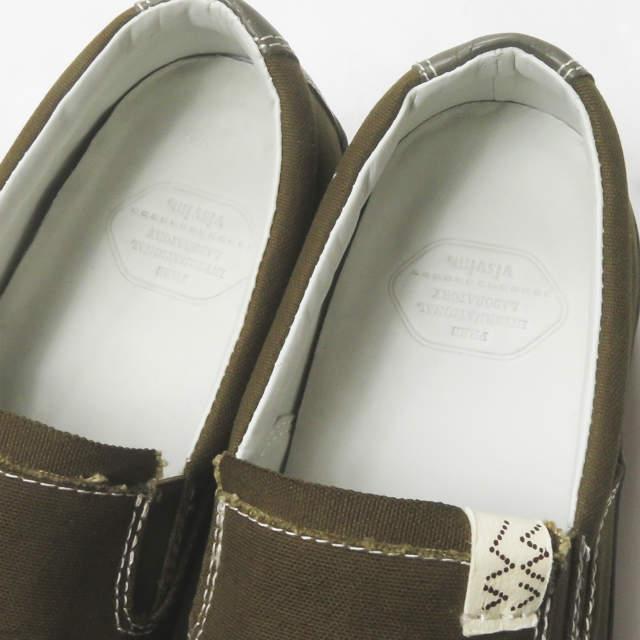 新品 visvim ビズビム 19AW SKAGWAY SLIP-ON PATTEN キャンバス