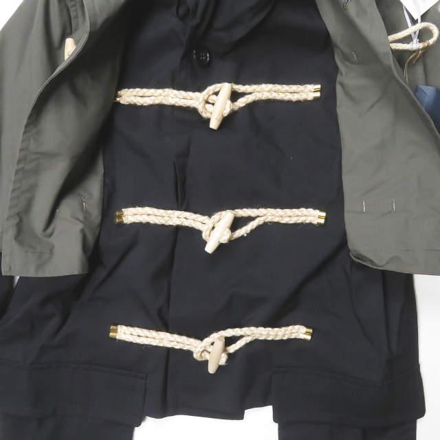 新品 kolor カラー 21SS 日本製 Layered Duffle Coat レイヤード 新品 kolor カラー 21SS 日本製 Layered Duffle Coat レイヤード