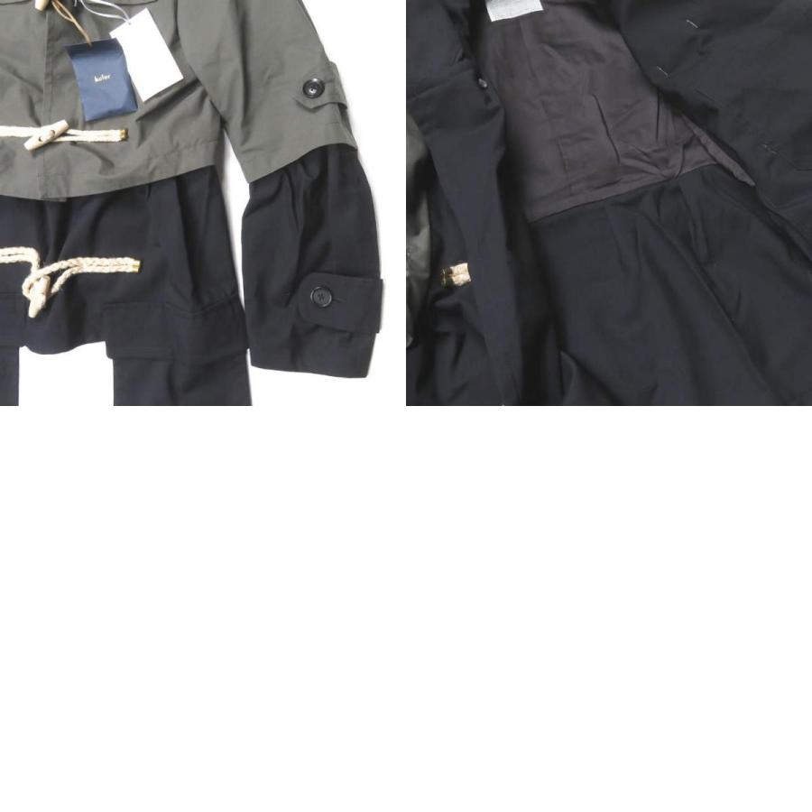 新品 kolor カラー 21SS 日本製 Layered Duffle Coat レイヤード 新品 kolor カラー 21SS 日本製 Layered Duffle Coat レイヤード