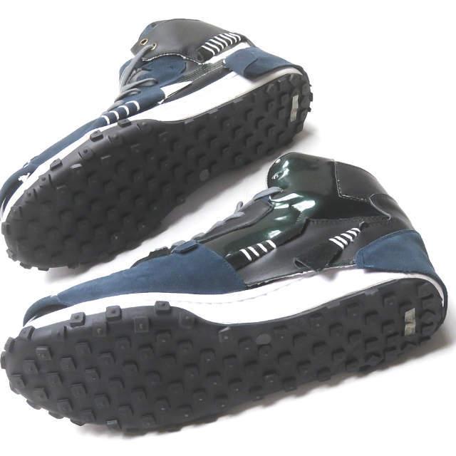 新品 kolor カラー 21SS スウェード×スムース ハイカットスニーカー 21SCM-A02502 26.5cm Navy/Black スニーカー シューズ g3398 |  | 13