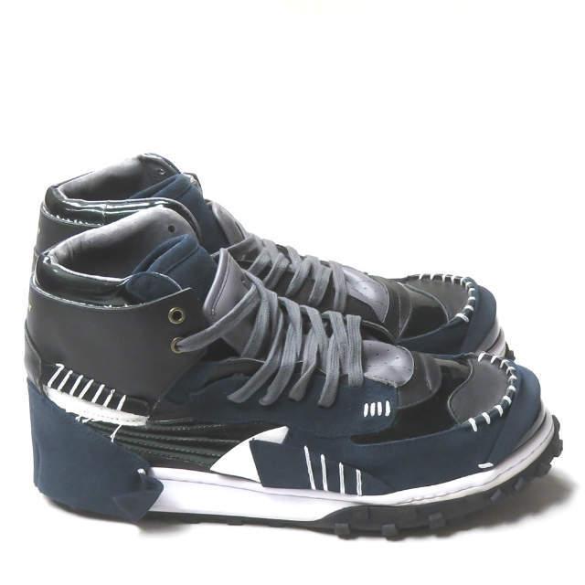 新品 kolor カラー 21SS スウェード×スムース ハイカットスニーカー 21SCM-A02502 26.5cm Navy/Black スニーカー シューズ g3398 |  | 02