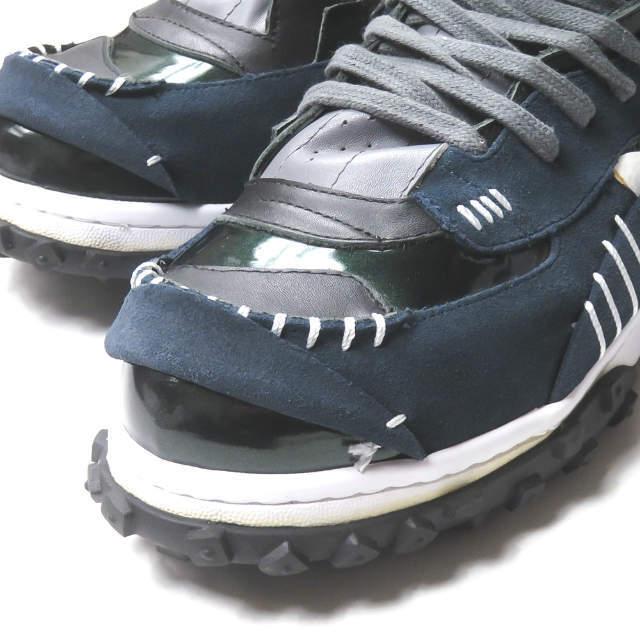 新品 kolor カラー 21SS スウェード×スムース ハイカットスニーカー 21SCM-A02502 26.5cm Navy/Black スニーカー シューズ g3398 |  | 04