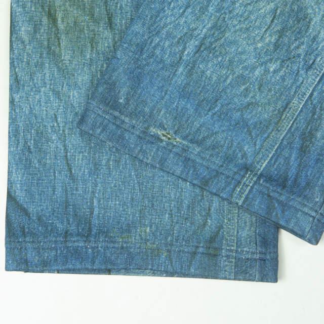 TALKING ABOUT THE ABSTRACTION トーキングアバウトジアブストラクション 転写デニム スウェットイージーパンツ M ブルー TATA g3426 |  | 04