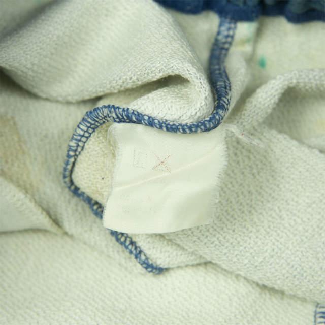 TALKING ABOUT THE ABSTRACTION トーキングアバウトジアブストラクション 転写デニム スウェットイージーパンツ M ブルー TATA g3426 |  | 07