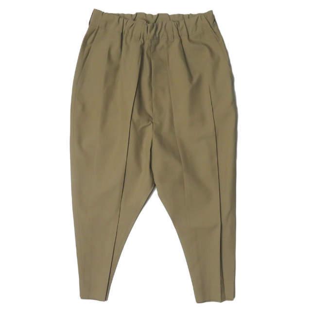 ISSEY MIYAKE MEN イッセイミヤケ メン 20SS プレスプリーツサルエルパンツ ME01FF079 1 ベージュ イージー クロップド LOOK10 g3482 | 