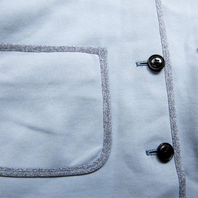 WRAPINKNOT ラッピンノット 日本製 接結リバー編み圧縮ウール リバーシブルチェスターコート WK15AW-C001 0 ブルー アウター g3509 |  | 03