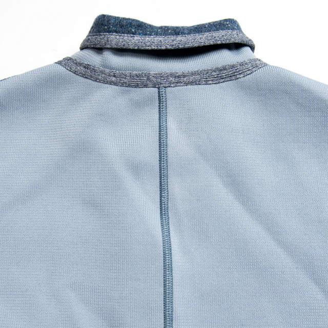 WRAPINKNOT ラッピンノット 日本製 接結リバー編み圧縮ウール リバーシブルチェスターコート WK15AW-C001 0 ブルー アウター g3509 |  | 06