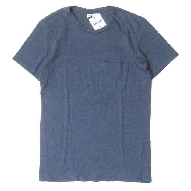 新品 Schiesser シーサー FRED - Shirt 1/2 ポケットTシャツ 152587 4/S INDIGO 半袖 クルーネック カットソー トップス g3551 | 