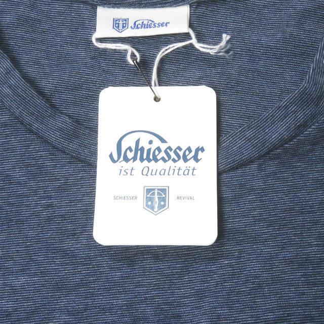 新品 Schiesser シーサー FRED - Shirt 1/2 ポケットTシャツ 152587 4/S INDIGO 半袖 クルーネック カットソー トップス g3551 |  | 02