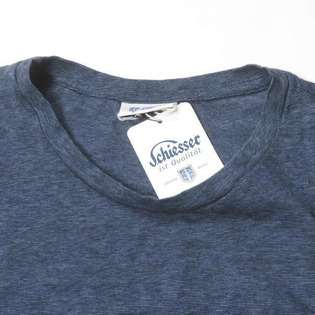新品 Schiesser シーサー FRED - Shirt 1/2 ポケットTシャツ 152587 4/S INDIGO 半袖 クルーネック カットソー トップス g3551 |  | 04