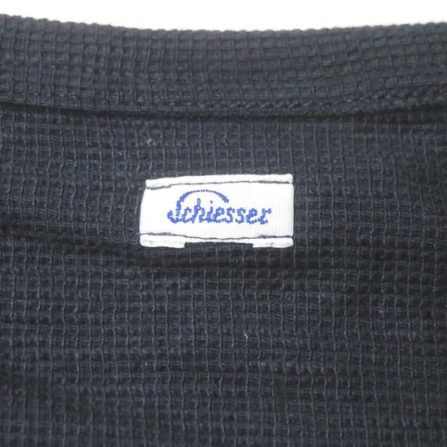 新品 Schiesser シーサー JOSEF - Shirt 1/1 クルーネックロングスリーブカットソー 164644 6/L ネイビー Tシャツ 鹿の子 ワッフル g3552 |  | 06