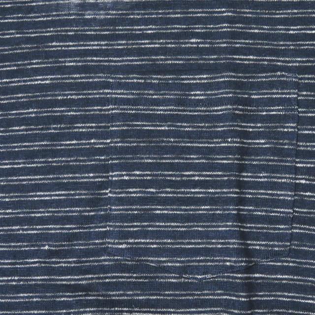 新品 Schiesser シーサー HELMUT - Striped Slub Linen-Jersey T-Shirt リネンボーダーポケットTシャツ 160907 6/L ネイビー 半袖 g3553 |  | 06